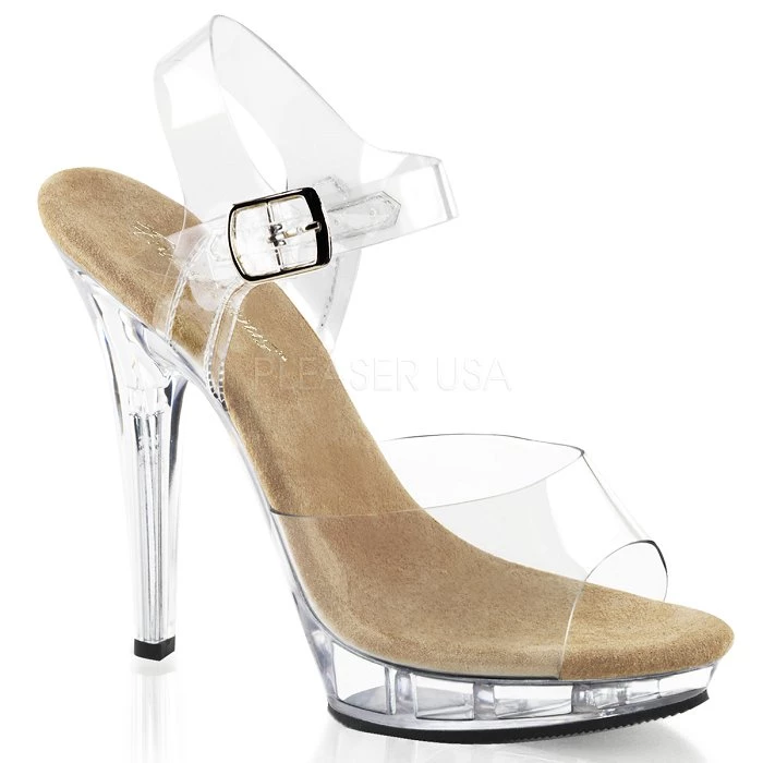 Fabulicious Pleaser Shoes 5" Stiletto Mini-Platform Sandal (LIP-108) 4 Fabulicious Pleaser Shoes 5" Stiletto Mini-Platform Sandal (LIP-108)