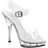 Fabulicious Pleaser Shoes 5" Stiletto Mini-Platform Sandal (LIP-108)