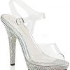 Fabulicious Pleaser Shoes 5" Stiletto Mini-Platform Sandal (LIP-108DM)