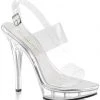 Fabulicious Pleaser Shoes 5" Stiletto Mini-Platform Sandal (LIP-114)