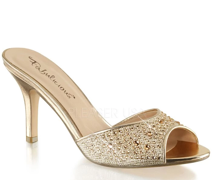 Fabulicious Shop By Style 3 1/4" Rhinestone Kitten Heel (LUCY-01) 3 Fabulicious Shop By Style 3 1/4" Rhinestone Kitten Heel (LUCY-01)