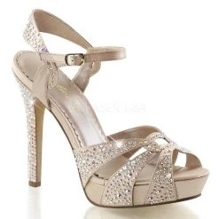 Fabulicious 4 3/4" Heel Ankle Strap Sandal (Lumina-23) Pleaser Shoes