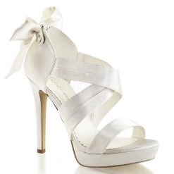 Fabulicious 4 3/4" Heel Platform Sandal With Back Bow (Lumina-29)