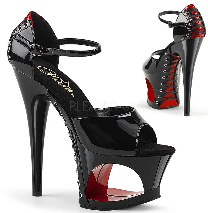 Pleaser Shoes 7 " Cut-out Platform (MOON-760FH) 3 Pleaser Shoes 7 " Cut-out Platform (MOON-760FH)