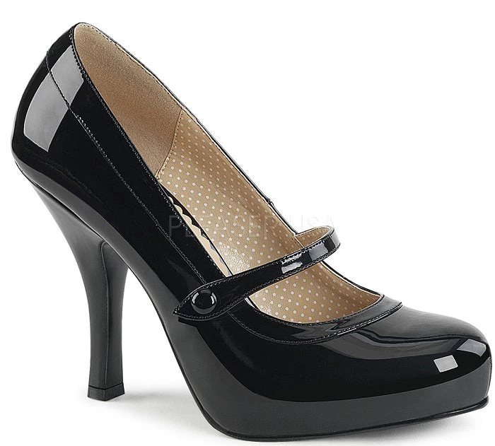 Pink Label By Pleaser 4 1/2" Maryjane Shoes (PINUP-01) 3 Pink Label By Pleaser 4 1/2" Maryjane Shoes (PINUP-01)