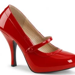 Pink Label By Pleaser 4 1/2" Maryjane Shoes (PINUP-01) 10 Pink Label By Pleaser 4 1/2