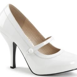 Pink Label By Pleaser 4 1/2" Maryjane Shoes (PINUP-01) 11 Pink Label By Pleaser 4 1/2