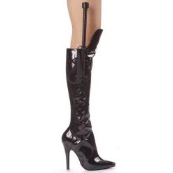 Ellie Shoes 5" Heel Knee Boot With Whip (ES511-SADIE)