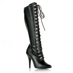 Pleaser Shoes 5" D-Ring Stretch Knee Boot (SEDUCE-2024) Boots