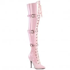 Pleaser Shoes 5" Ribbon Stretch Thigh Boot (SEDUCE-3028) 11 Pleaser Shoes 5