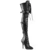 Pleaser Shoes 5" Ribbon Stretch Thigh Boot (SEDUCE-3028)