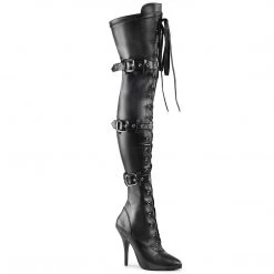 Pleaser Shoes 5" Ribbon Stretch Thigh Boot (SEDUCE-3028)