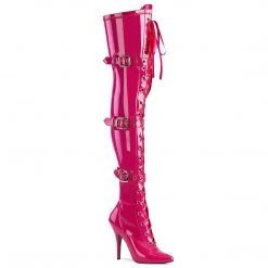 Pleaser Shoes 5" Ribbon Stretch Thigh Boot (SEDUCE-3028) 10 Pleaser Shoes 5
