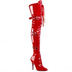 Pleaser Shoes 5" Ribbon Stretch Thigh Boot (SEDUCE-3028) 9 Pleaser Shoes 5