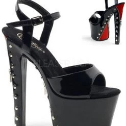 Pleaser Shoes 7 " Stiletto Platform W/ Contrast Rivets(SKY-309FH-06)