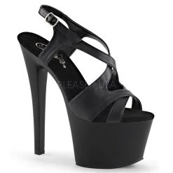 Pleaser Shoes 7" Stiletto Criss-Cross Platform (SKY-330)