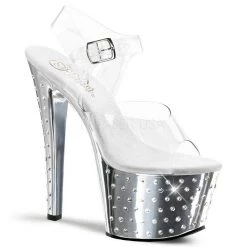 Pleaser Shoes 7" Diamond Platform (STARDUST-708) 9 Pleaser Shoes 7