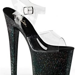 Pleaser Shoes 7 1/2" Stiletto Platform Sandal (TABOO-708MG)