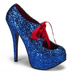 Pleaser Shoes Sales 5 3/4" Glitter Concealed Platform (TEEZE-10G Final Sale)