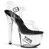 Pleaser Shoes 7" Stripper Tip Jar Sandals (TipJar-708-5)