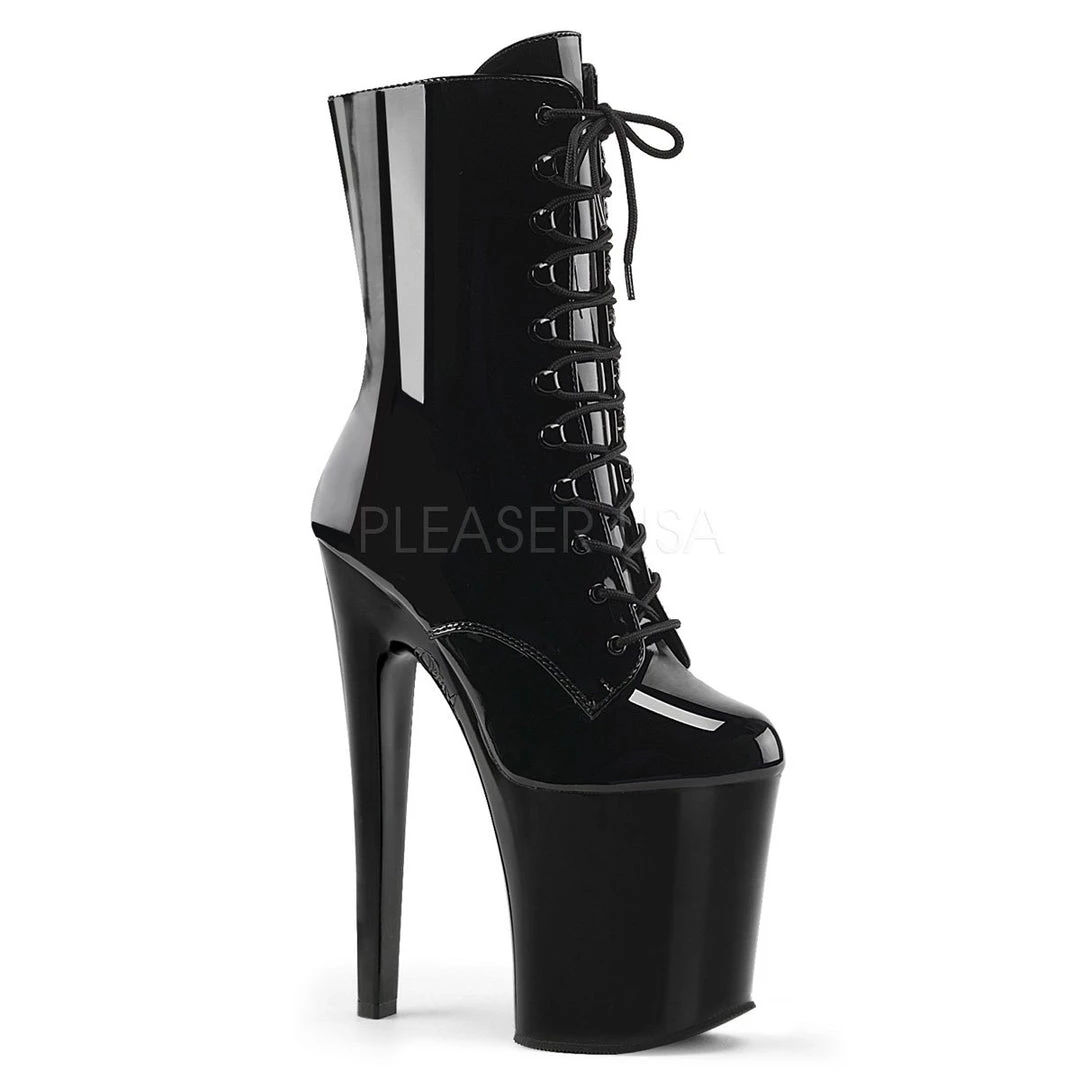 Pleaser Shoes 8" Spike Heel Platform Boots (XTREME-1020) 4 Pleaser Shoes 8" Spike Heel Platform Boots (XTREME-1020)