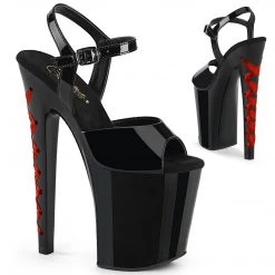 Pleaser Shoes 8" Spike Heel Platform Sandals (XTREME-809CLH)